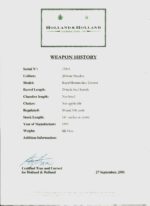 Escopeta HOLLAND HOLLAND, mod. ROYAL HAMMERLESS E. caibre 20, nº 15501-479