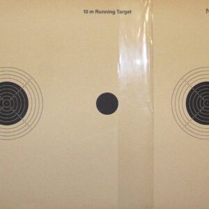 Dianas KROMER, 10 metros, "RUNNING TARGET" BLANCO MOVIL 10 m. uit-0