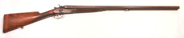 Escopeta JV NEEDHAM, modelo HAMMER DAMASCUS BARREL, calibre 12, nº 6529-0