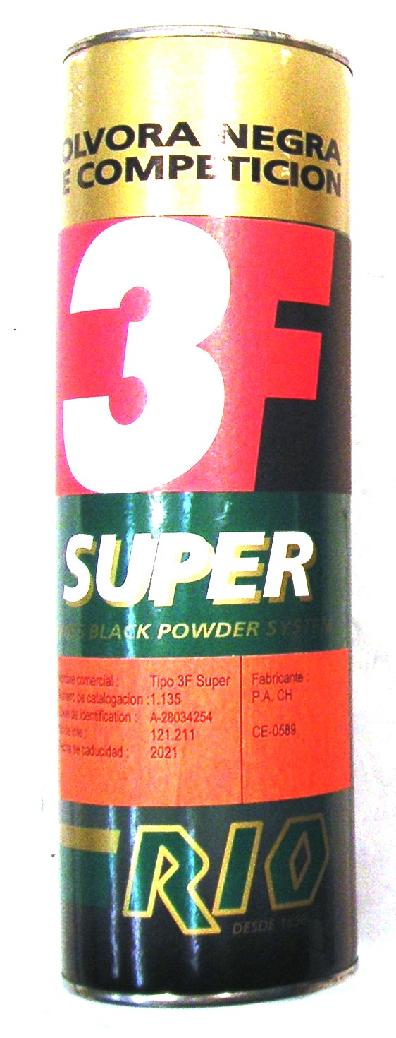 Polvora negra MAXAM, 3F SUPER, bote 1 kg-0