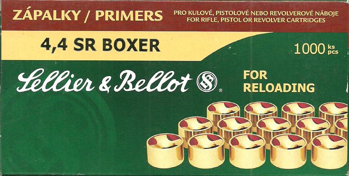 Pistones SELLIER & BELLOT, calibre 4,4 SR boxer-0