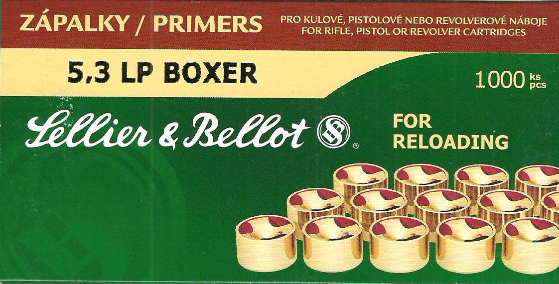 Pistones SELLIER & BELLOT, calibre 5,3 LP boxer-0