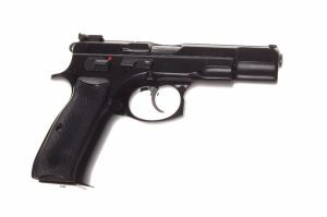 Pistola CESKA, modelo 85 COMBAT, calibre 9 Pb.-0