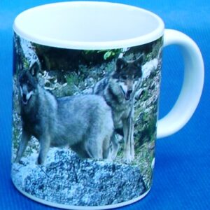 Taza porcelana NOSTIN, lobos-0