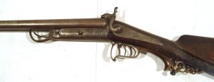 Escopeta DAMAS MOIRÉ FIN, modelo M.N. COLEYE, calibre16 Lefaucheux, nº 1469-2238