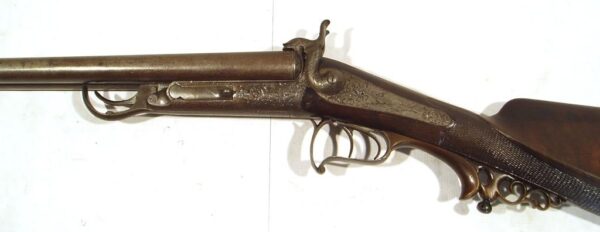 Escopeta DAMAS MOIRÉ FIN, modelo M.N. COLEYE, calibre16 Lefaucheux, nº 1469-2238