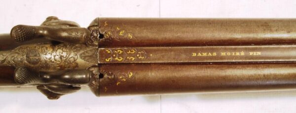 Escopeta DAMAS MOIRÉ FIN, modelo M.N. COLEYE, calibre16 Lefaucheux, nº 1469-2236