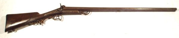 Escopeta DAMAS MOIRÉ FIN, modelo M.N. COLEYE, calibre16 Lefaucheux, nº 1469-0