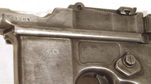 Pistola MAUSER 1896, modelo 1932, tipo 712, calibre 7,63x25, nº 21264-2620