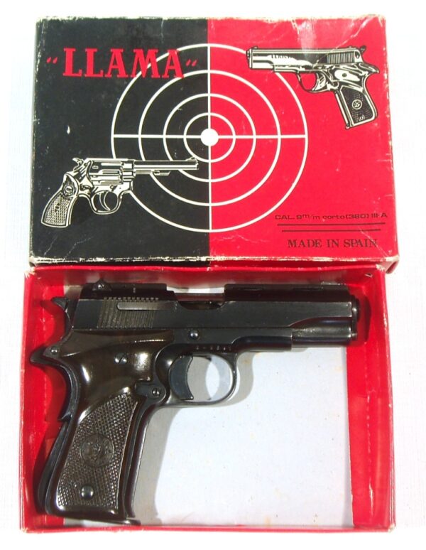 Pistola LLAMA, modelo IIIA, calibre 7,65, nº 646391-3215