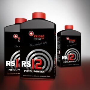 Pólvora RELOAD SWISS RS12 bote de 0,5Kg.
