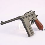 Pistola KWC, modelo 712 BROOMHANDLE, calibre 4,5BB, CO2, Full metal-3341