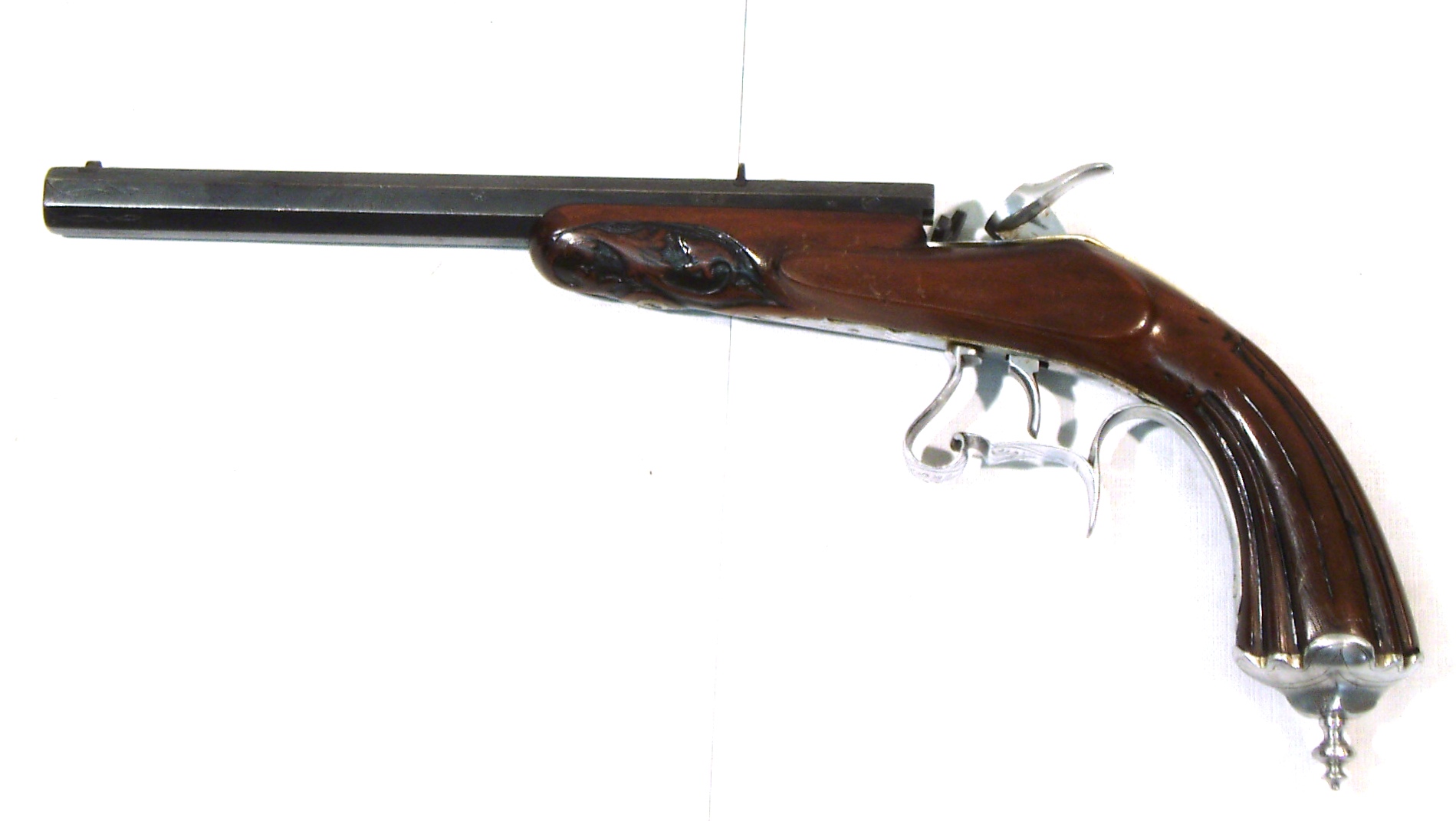 Albardilla servidor Visible Pistola original, SIN MARCA, modelo FLOBERT, calibre 6 mm. Flobert, nº 650  | Armeria Alberdi