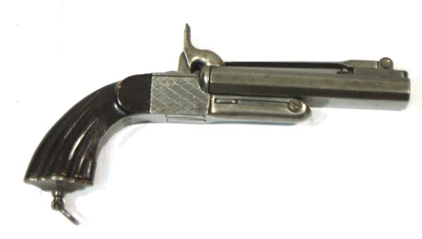 Pistola SIN MARCA, modelo 2 cañones con bayoneta de 9,5 cm., sin numero-0