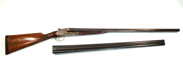Escopeta L. "TXATXO" ARRIZABALAGA (JAM), modelo HEAVY SCROLL, dos juegos de cañones, calibre 12, nº 1333-3925
