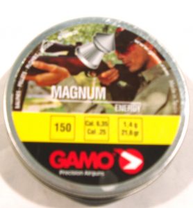 Balines GAMO, modelo MAGNUM. calibre 6,35, (150 u.)-0