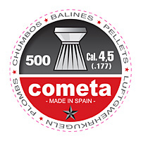 Balines COMETA modelo DIABOLO calibre 4.5mm. (500 uds.)