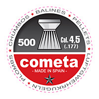 Balines COMETA, cabeza plana, calibre 4,5 (500 ud.)-0