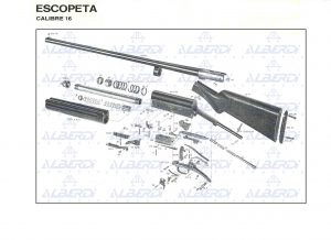 Piezas recambio escopeta FNBROWNING modelo AUTO5 calibre 16