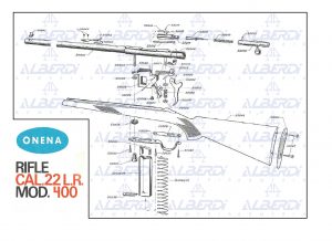 Carabina Onena modelo Piezas de recambio carabina Onena modelo 400400