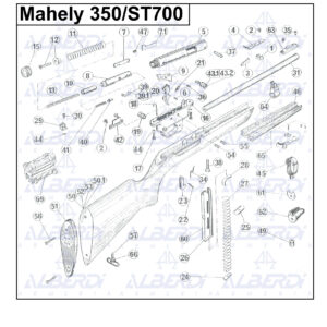 Piezas de recambio Mahely 350/ST700