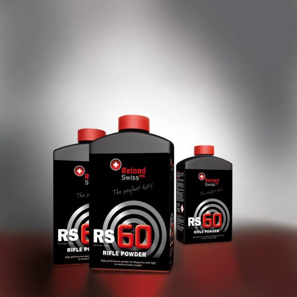 Pólvora RELOAD SWISS RS60 bote de 1Kg.