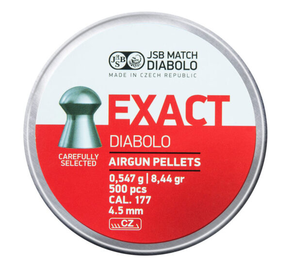 Balines JSB modelo EXACT calibre 4.52mm. (500 uds.)